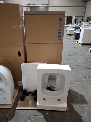 Wandcloset-set Geberit /Villeroy & Boch, Finion, wit