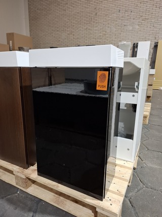 Fonteinmeubel glans zwart