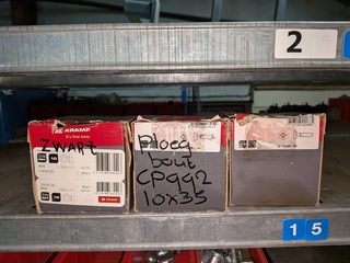 Diverse ijzerwaren o.a. bouten