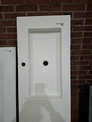 Badmeubel Elise, maatwerk, mat wit