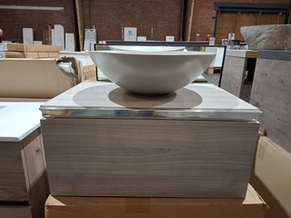 Badmeubel grijs eiken