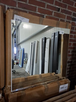 11x Badkamerspiegel IMPERO 75, mat wit