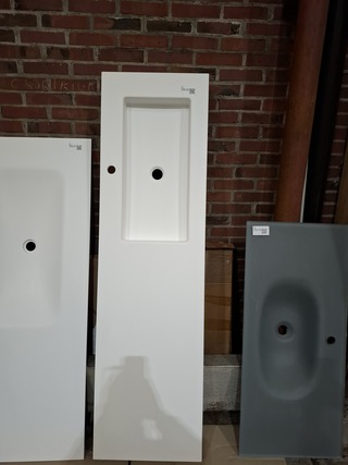 Badmeubel Elise, maatwerk, mat wit