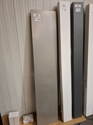 Elektrische designradiator ANTRAX.IT, grijs metallic