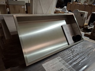 Inbouwnis Looox, rvs geborsteld