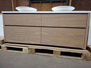 Badmeubel Edoné, grey oak