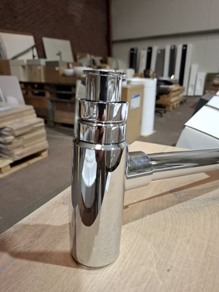 10x Designsifon chroom