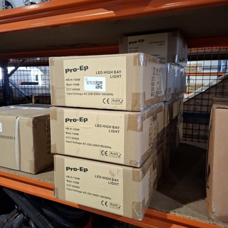 10x LED High Bay 150W  KCD, Zwart, 2024