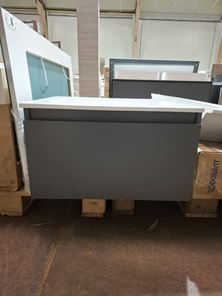 Badmeubel mat antraciet