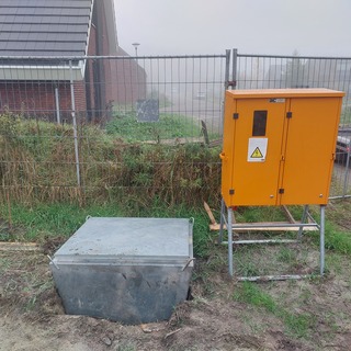 Bouwmeterkast en Waterput
