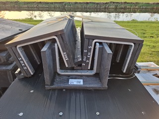 2x Pallet slangbruggen