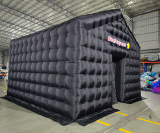 Opblaasbare tent, Zwart