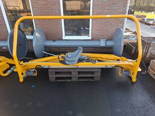 Mestslanghaspel in onderdelen