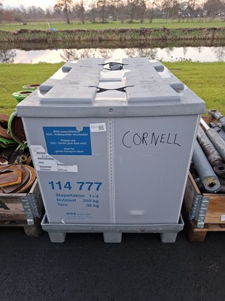 Kunststof accubak met inhoud