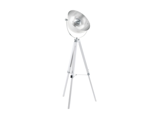 Eglo Covaleda Vloerlamp E27 164cm Wit/Zilver
