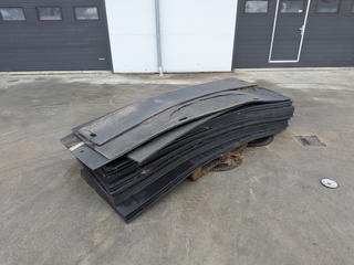 Partij rubberen matten - rijplaten