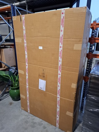 Vitrinekast mangohout 120x45x200, SanderZ, 2025