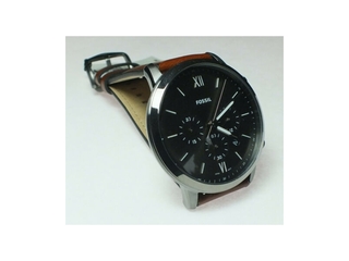 Fossil Neutra Horloge kwarts chronograaf leren band