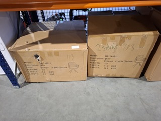 2x Draaibare eetkamerstoel Tribeca Beige/wit