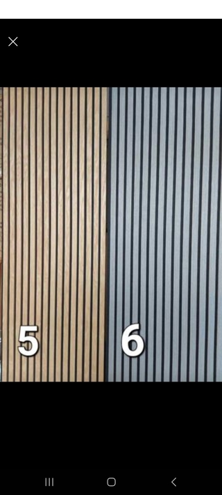 8x Akoestisch wandpaneel 260×60, Brons (5), 2025