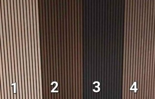 8x Akoestisch wandpaneel 260×60, Walnoot (4), 2025