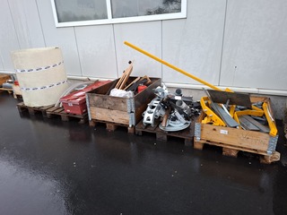 5x pallet diverse ijzerwerk