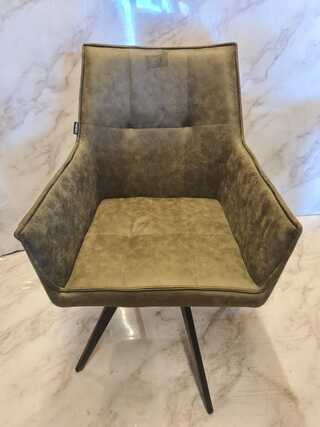 4x Eetkamer stoel draaibaar, Tribeca, Groen, 2025