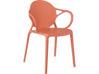 Mica Decorations Tuinstoel Nebraska Polypropyleen Zalm