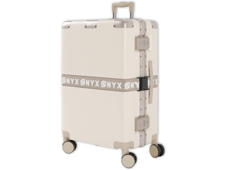 ONYX Check in Koffer 65 Liter Aluminium sluiting Sand wit