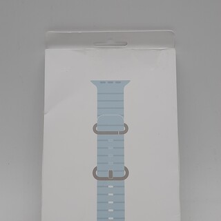 Smartwatch horlogeband, Apple, 49 Ice Blue Natural Titanium Ocean