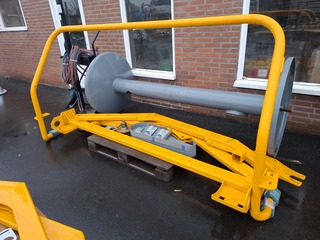 Mestslanghaspel in onderdelen