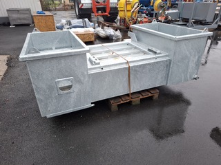 Watertank t.b.v. hefgedragen pompunit