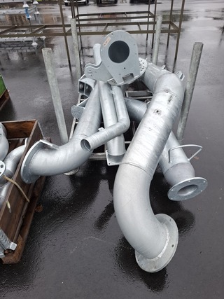 Pompunit in onderdelen, Tjalma