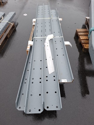 2x pallet chassis balken, modulair