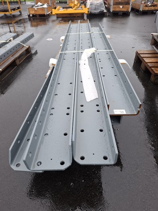 2x pallet chassis balken, modulair