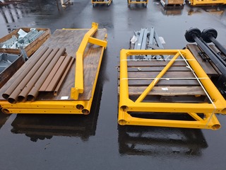 3x pallet wagenbouwonderdelen