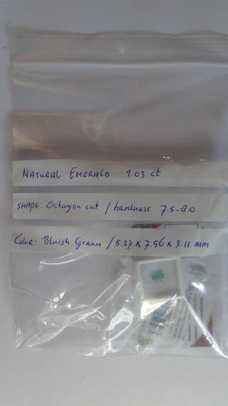 Edelsteen | Natural Emerald 1.03ct