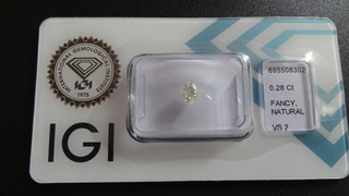 Natural Diamond | 0.28ct ( IGI Gecertificeerd )
