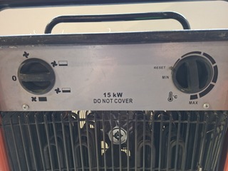 Elektroheater 15kW 400V Trotec, TDS 75, bouwjaar 2016