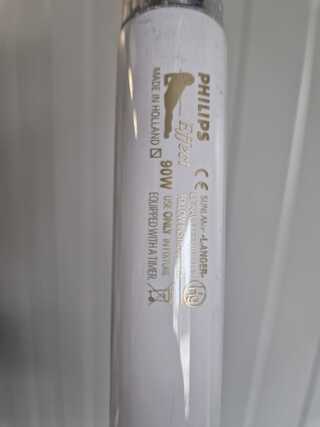 Zonnebank lampen Philips, Effect Cleo 90 Watt, Wit