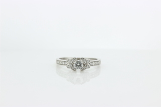 Dames ring Solitair ring