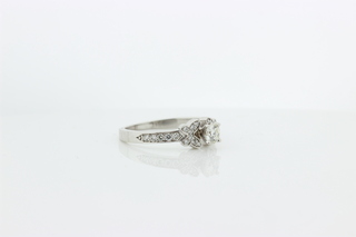 Dames ring Solitair ring