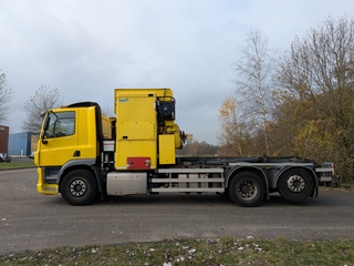 Vuilniswagen, DAF, CF 290 FAN, 2014, met zijlader en afzetsysteem