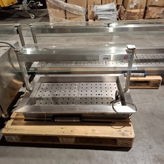 ( Locatie Heerenveen ) Opzet koelvitrine , RVS / Glas, 2020