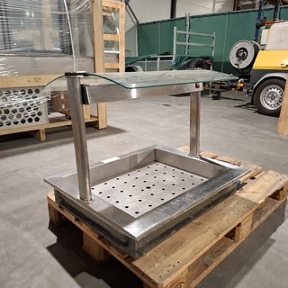 Opzet koelvitrine , RVS / Glas, 2020