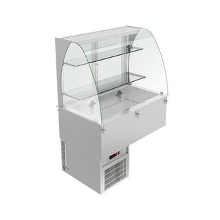 ( Locatie Heerenveen) Koelvitrine, Inoxfera, VVR7-4, RVS / Glas, 2024