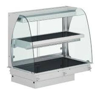 Warmtevitrine Inoxfera, VVC6-4, RVS / Glas, 2024