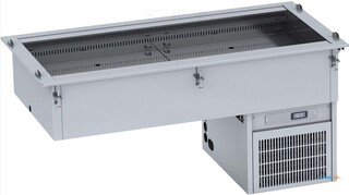 Drop-in koelmeubel, Inoxfera, CR6-160-5, RVS / Glas, 2024