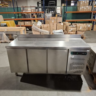 Koelwerkbank Asber, RVS, 2014