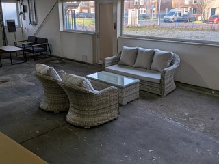 4-delige tuinmeubelset, Furniqs, Catalina